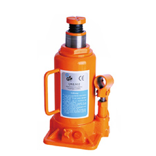 bottle jack with safety valve